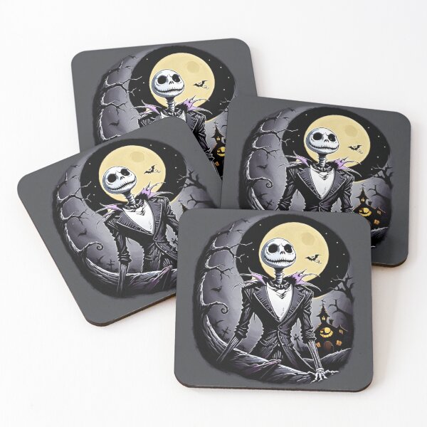 Item preview, Jack Skellington in Moonlit Graveyard designed and sold by LyssasMindArt.