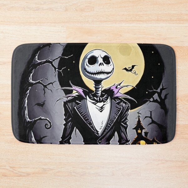 Item preview, Jack Skellington in Moonlit Graveyard designed and sold by LyssasMindArt.