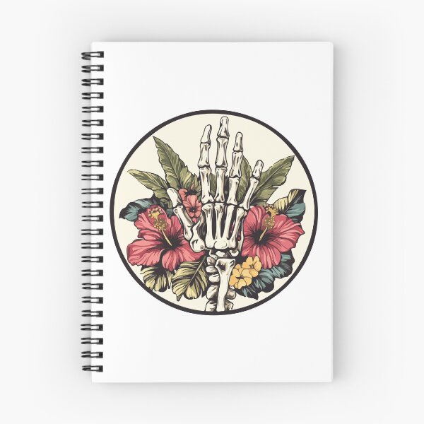 Item preview, Floral Skeleton Hand designed and sold by -DEEWOLF-.