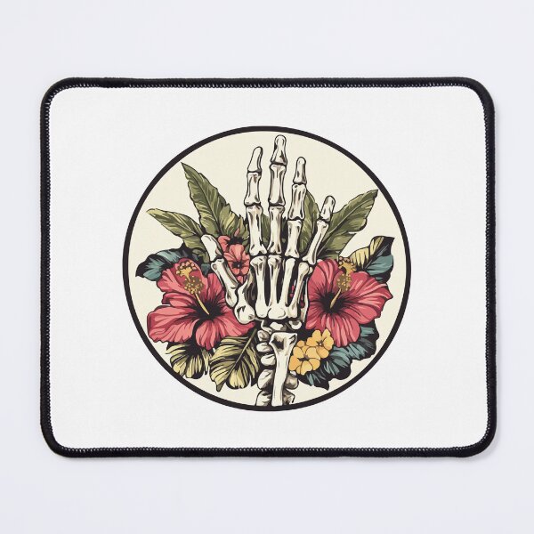Item preview, Floral Skeleton Hand designed and sold by -DEEWOLF-.