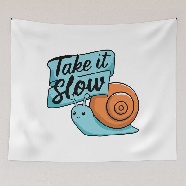 Item preview, Take It Slow! Funny Snail Enthusiast designed and sold by PMCreative.