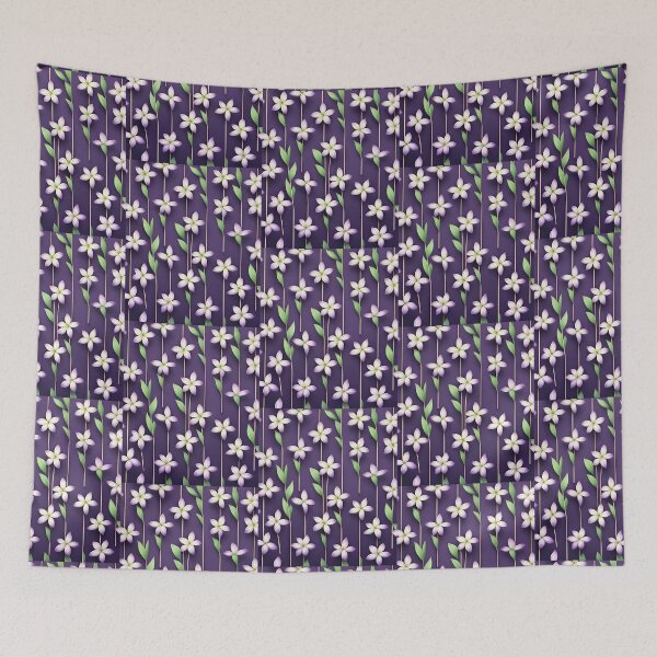 Item preview,  Purple Flowers T-Shirt designed and sold by NAB  design.