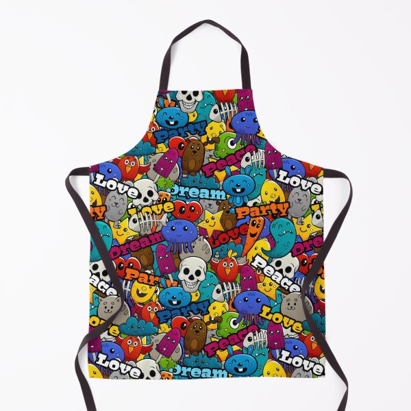 Item preview, Colorful Kawaii Doodle Art Pattern - Cute and Playful Design designed and sold by ArtLab-store.