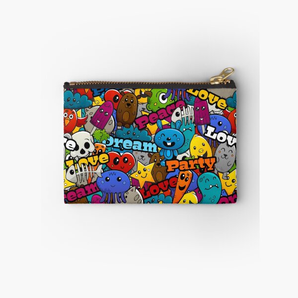 Artikelvorschau, Farbenfrohes Kawaii Doodle Art Muster - süßes und verspieltes Design entworfen und verkauft von ArtLab-store.