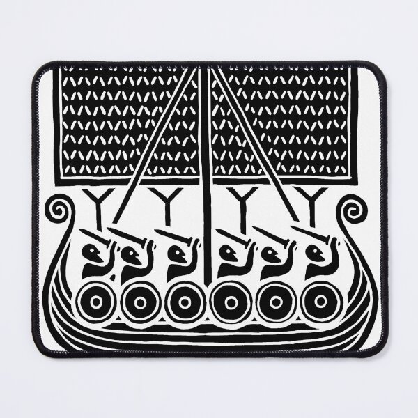 Item preview, Viking Raid Runestone Inspired Ship designed and sold by Odinist.