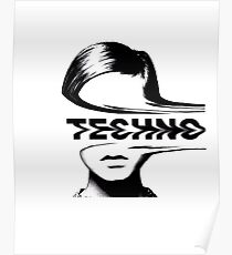 Techno Music Poster