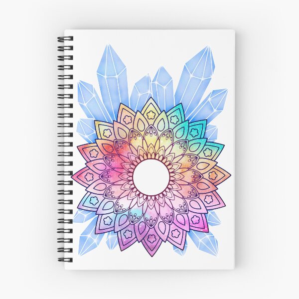 Item preview, Crystal watercolor galaxy mandala designed and sold by CharmSpell.