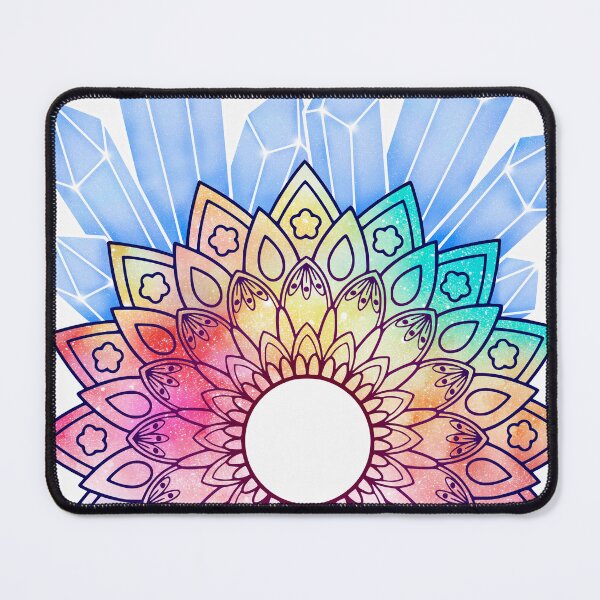Item preview, Crystal watercolor galaxy mandala designed and sold by CharmSpell.