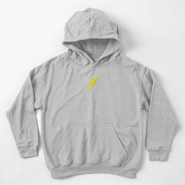 Lightening Bolt Super Character Cartoon T-Shirt Duvet Kids Pullover Hoodie