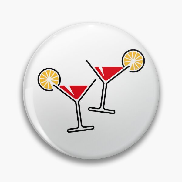 Item preview, 2 Cocktail Glasses / Martini / Cheers (Red / 3C) designed and sold by Roderix.