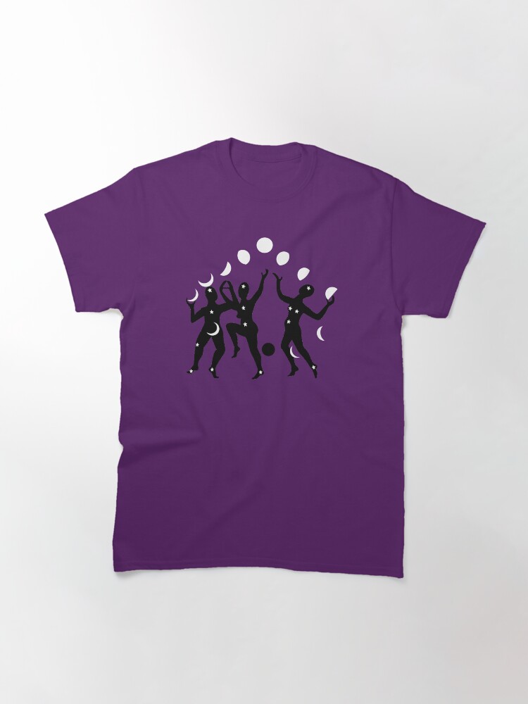 Thumbnail 3 of 7, Classic T-Shirt, Goddesses Dancing designed and sold by Suzebilia.