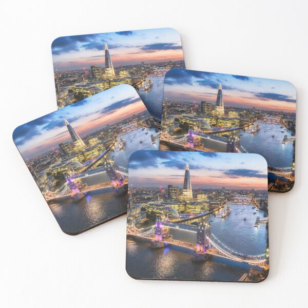 Item preview, London city skyline at sunrise - Cityscape photography designed and sold by TheArtistOf2022.