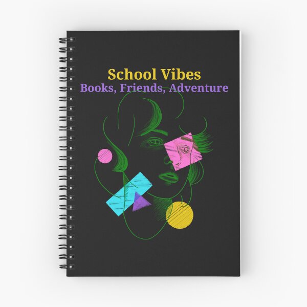 Item preview, School Vibes, Books, Friends, Adventure Design designed and sold by Andrew  Shears.