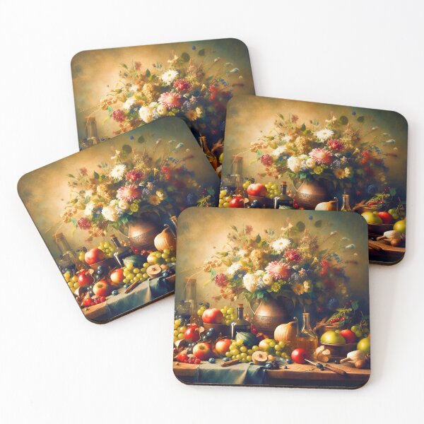 Item preview, Still Life Painting Of Fruit On A Table designed and sold by SideKickCreates.