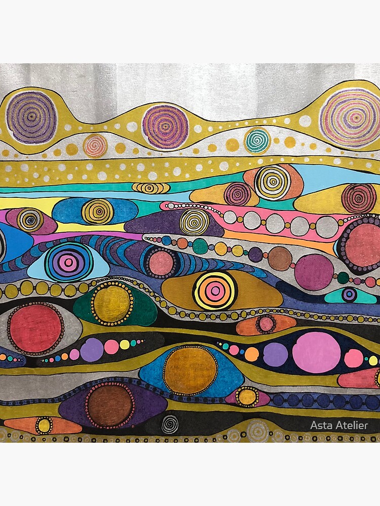 Thumbnail 4 of 4, Pillow, NO.5|The perspective of ants|Art of Ant|colorful| designed and sold by ic45asta.