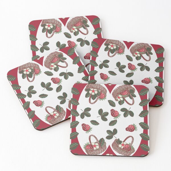 Item preview, Strawberry tea towel designed and sold by momelick.