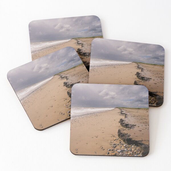 Item preview, Deserted Barmston Beach under a stormy sky designed and sold by MichaelBShannon.