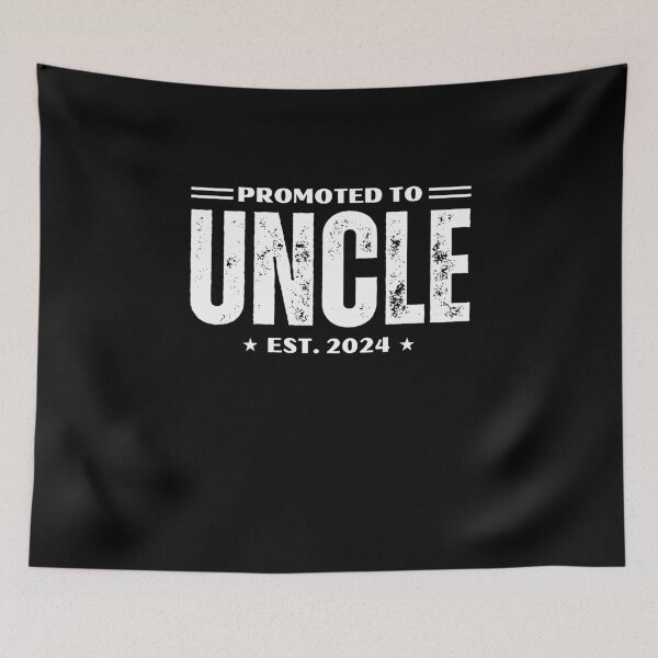 Item preview, Promoted to Uncle - New baby born 2024 Announcement designed and sold by MouDantArts.