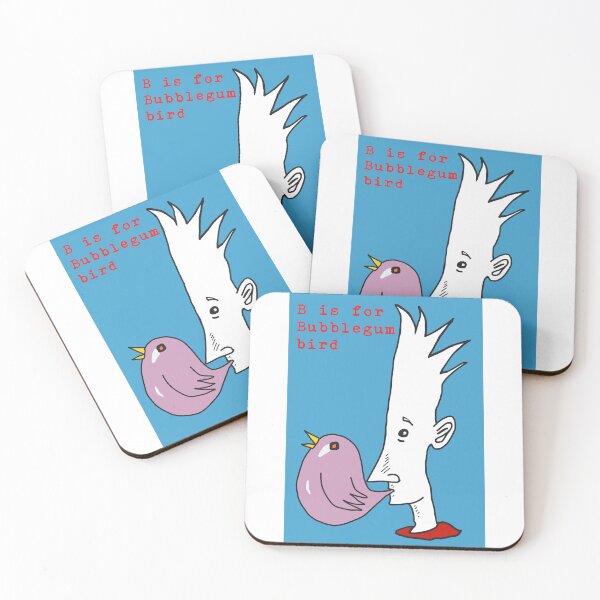 Item preview, B is for Bubblegum bird designed and sold by Boxkite.