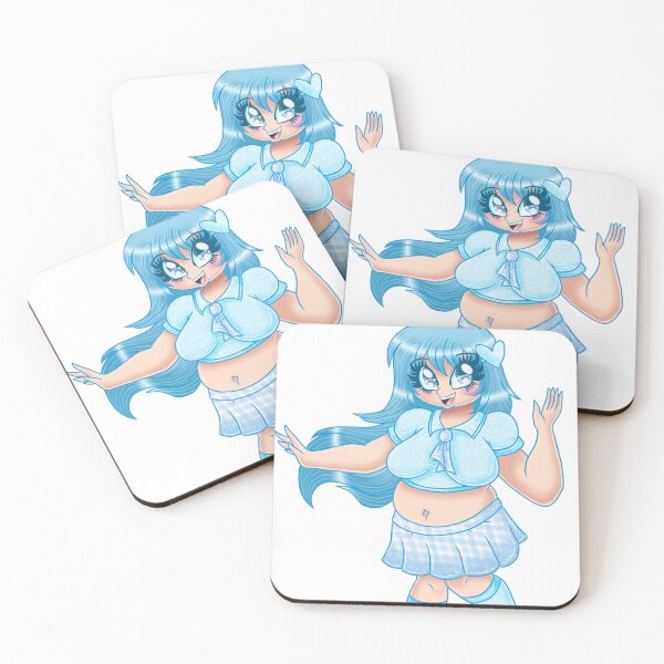 Item preview, Blue Kawaii Girl designed and sold by ShadowiesArt.