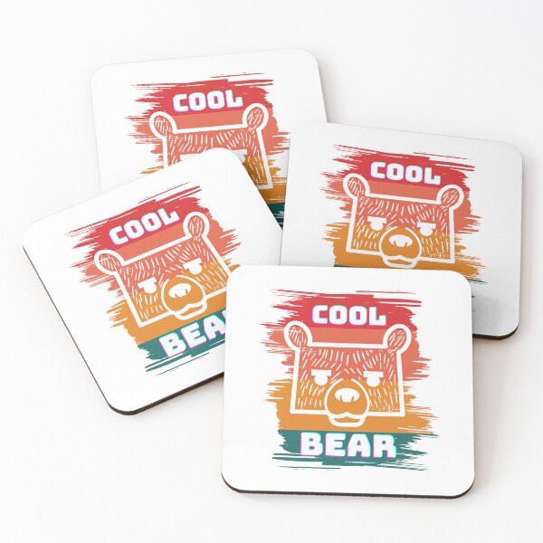 Item preview, Cool Bear: Stay Wild and Chill Graphic Design designed and sold by Colorful-Garden.