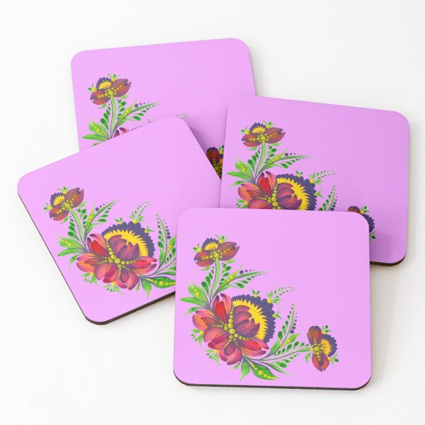 Item preview, Ukrainian art, Petrykivka art, Ukrainian Pink flower  designed and sold by Sunflower-7.