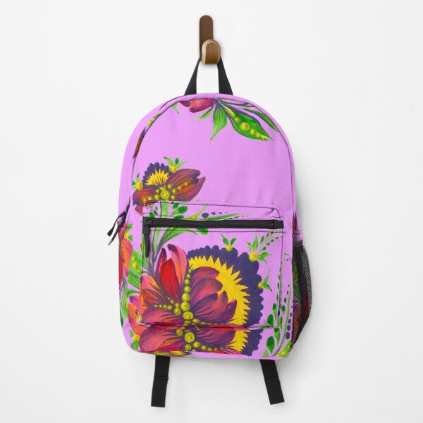 Item preview, Ukrainian art, Petrykivka art, Ukrainian Pink flower designed and sold by Sunflower-7.