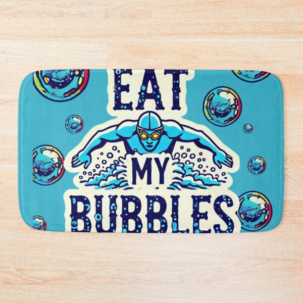 Item preview, Swimmer and Bubbles Eat My Bubbles designed and sold by NutSkyArt.