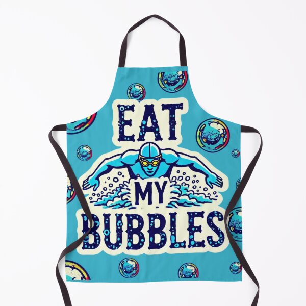 Item preview, Swimmer and Bubbles Eat My Bubbles designed and sold by NutSkyArt.