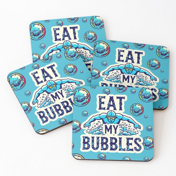 Item preview, Swimmer and Bubbles Eat My Bubbles designed and sold by NutSkyArt.