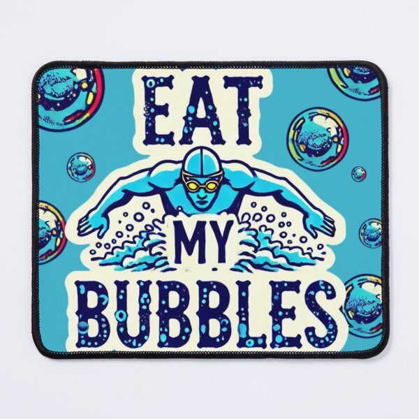 Item preview, Swimmer and Bubbles Eat My Bubbles designed and sold by NutSkyArt.