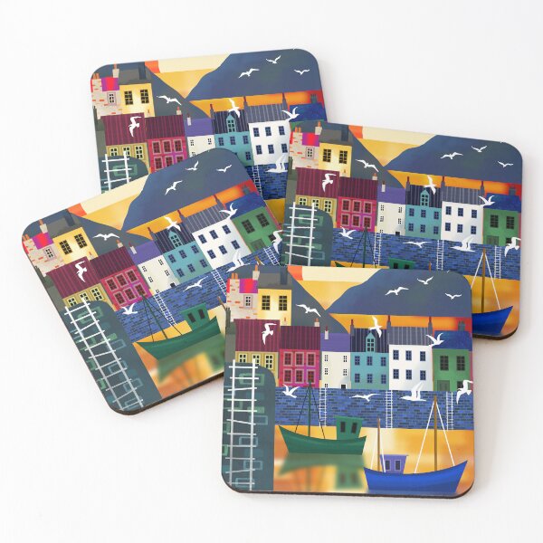 Item preview, Harbour at Sunset designed and sold by Andrew  Hitchen.