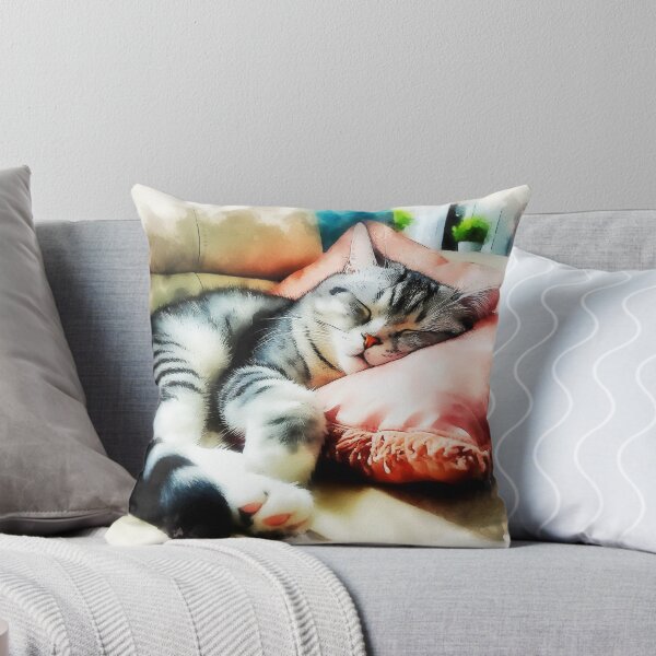 Item preview, Cat Sleeping on the Sofa designed and sold by SergioColli.