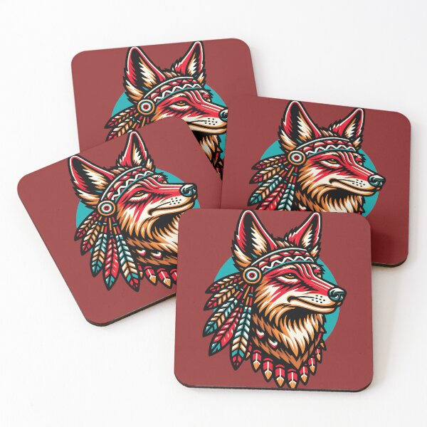 Item preview, Native American Coyote Totem designed and sold by RayCrimson.