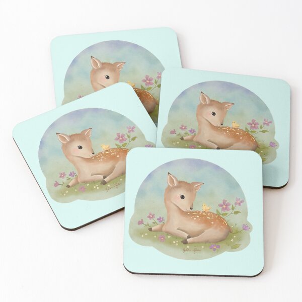 Item preview, Dymphna the Deer designed and sold by TheGoldenMeadow.
