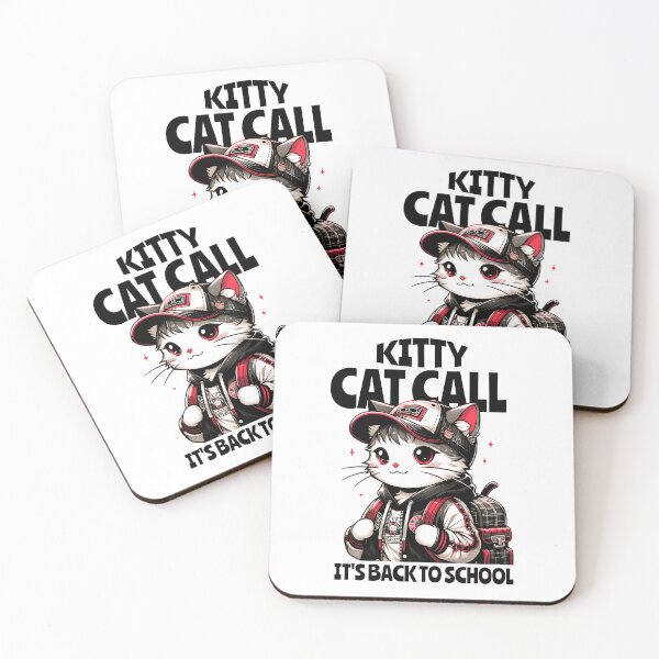 Item preview, cute cat with school uniform designed and sold by ShawishArt.