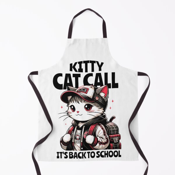 Item preview, cute cat with school uniform designed and sold by ShawishArt.