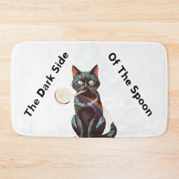 Item preview, magic triangle  "The dark side of the spoon" retro style cat designed and sold by Hen-C-Art.