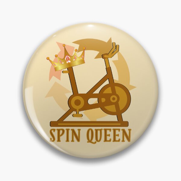 Item preview, Retro Spin Queen Exercise Royalty designed and sold by TMG Tees.