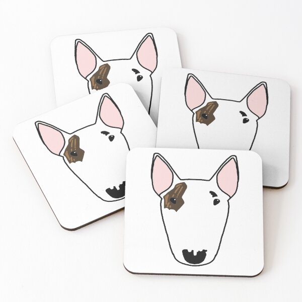 Item preview, Vinnie The Bull Terrier designed and sold by emilydevineart.