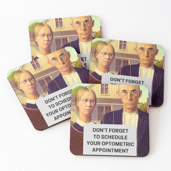Item preview, Funny Optometrist American Gothic Quote designed and sold by julyperson.