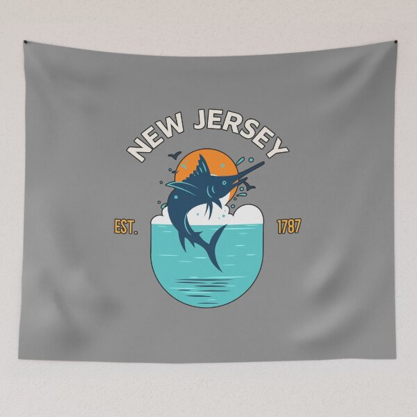 Item preview, New Jersey - Established 1787 designed and sold by Circle-Cats.