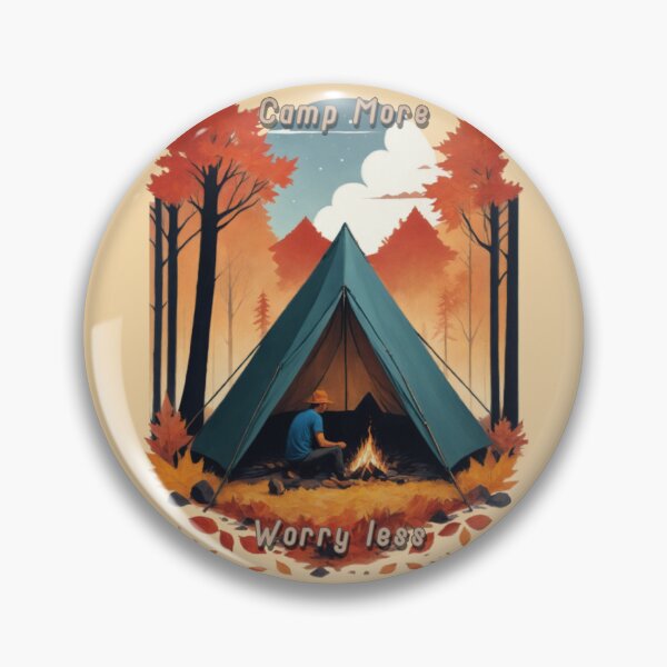 Item preview, Camp More, Worry Less designed and sold by RaeWhimsy.