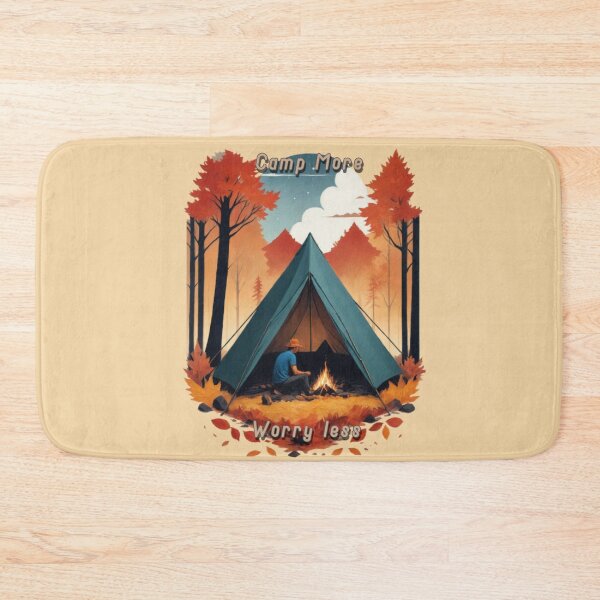 Item preview, Camp More, Worry Less designed and sold by RaeWhimsy.