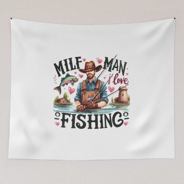 Item preview, Funny Saying Man I Love Fishing designed and sold by devonclemon.