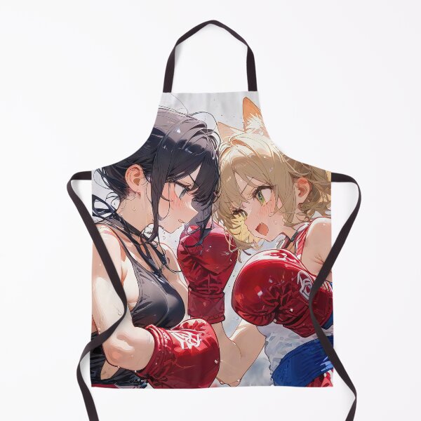 Item preview, Boxing anime girls in ring portraits art designed and sold by TheArtistOf2022.