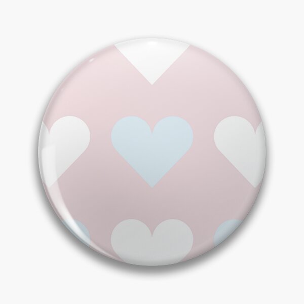 Item preview, Large PALE BLUE, WHITE and  PALE PINK LOVE HEARTS designed and sold by RachelMacht.
