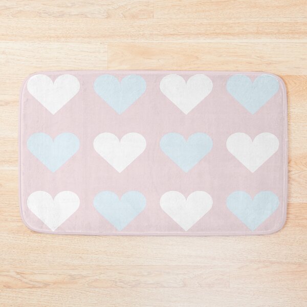 Item preview, Large PALE BLUE, WHITE and  PALE PINK LOVE HEARTS designed and sold by RachelMacht.