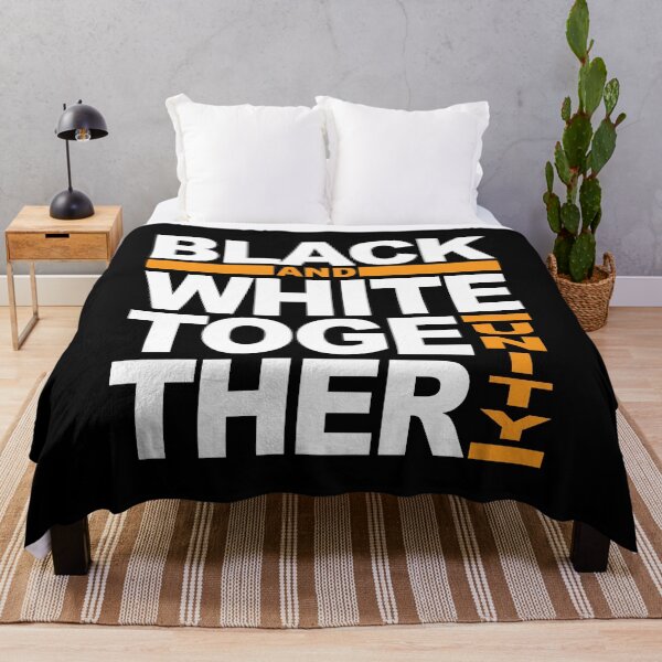 Item preview, Black and White Together = Unity designed and sold by MDK Tees.