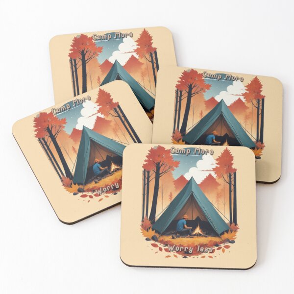 Item preview, Camp More, Worry Less designed and sold by RaeWhimsy.
